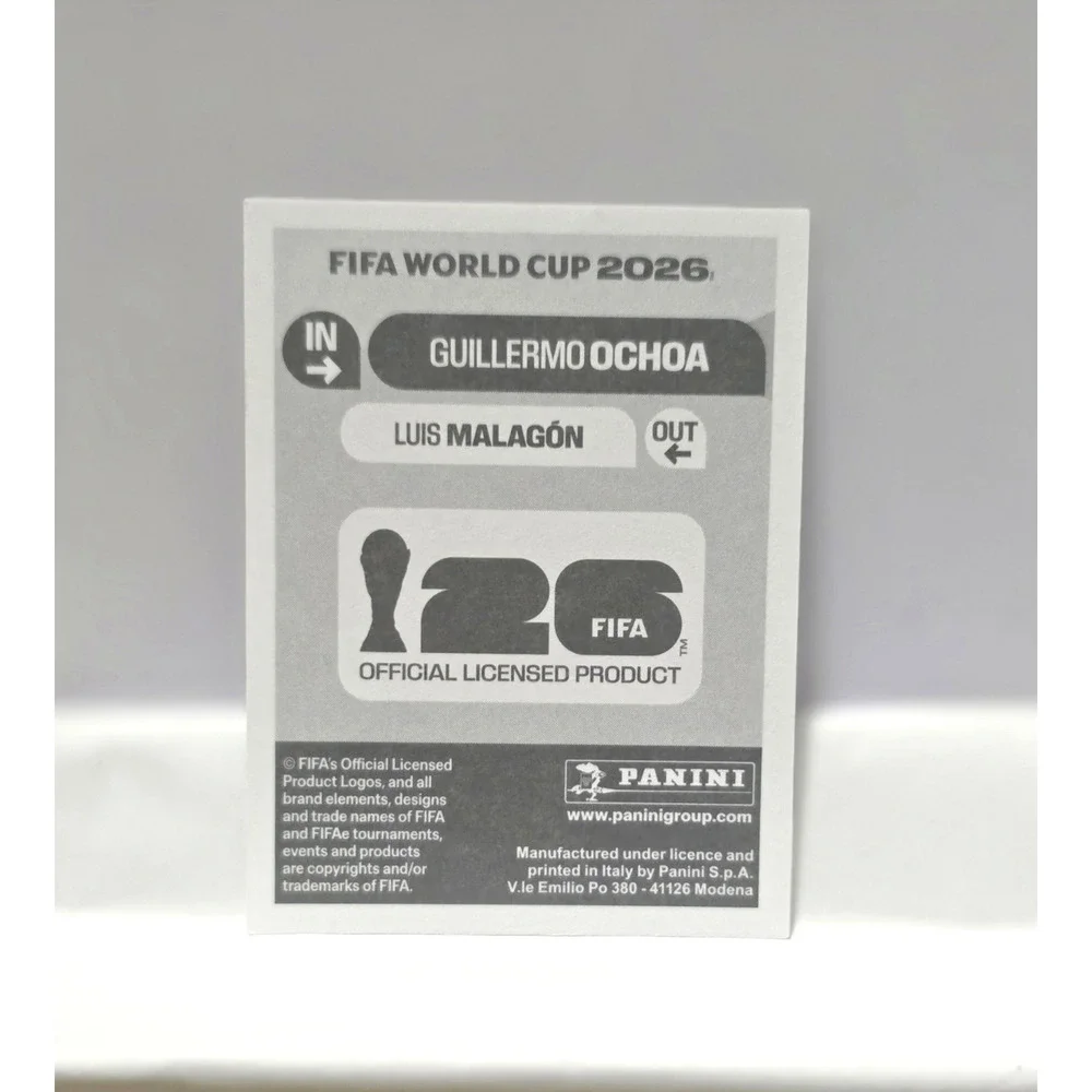Panini FIFA World Cup 2026 Update Set USA Sticker Guillermo Ochoa Mexico